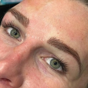 Permanent makeup after photo